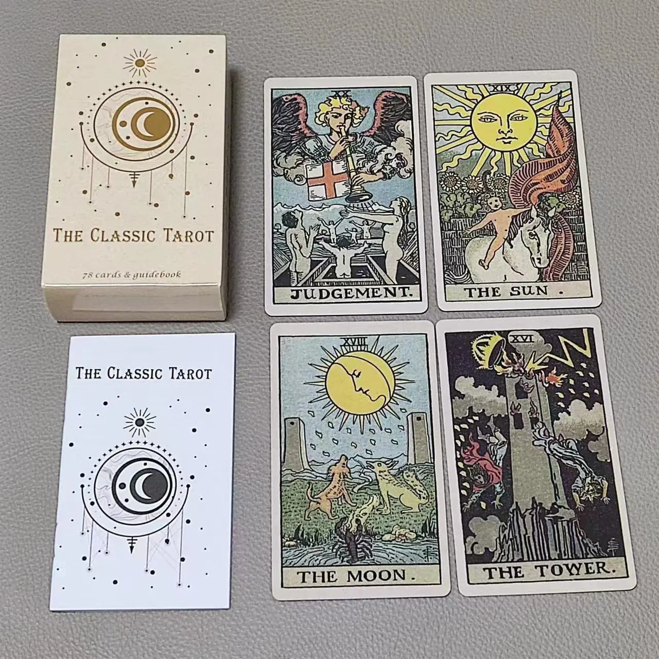 Tarot Cards Deck With Guidebook - 10.3*6cm die klassischen Tarot 78 Karten