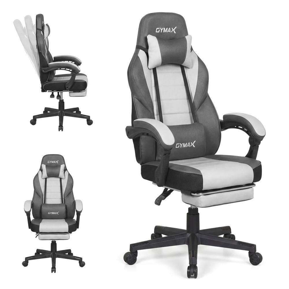 Video Games - Ergonomischer Videospielstuhl mit Kopfstütze und verstellbarer