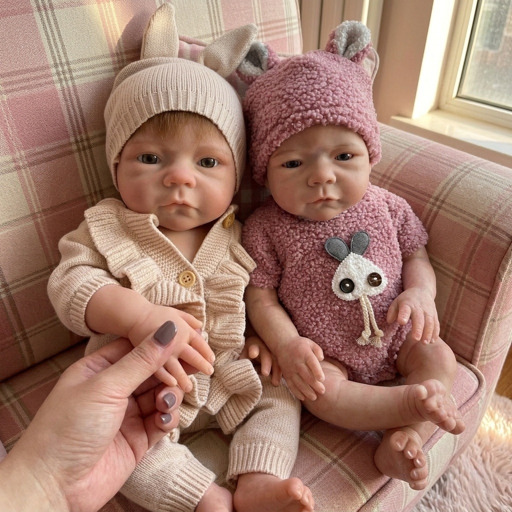 Reborn Baby Doll Silicone Realistic - OtardDolls Silikon-Reborn-Puppe, 18 Zoll, bemalt/unbemalt, Ganzkörper-Silikonpuppe,