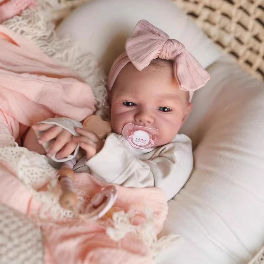 48CM Reborn Silikonpuppen Augu – Reborn Baby Doll Silicone Realistic Bewertung und Preis