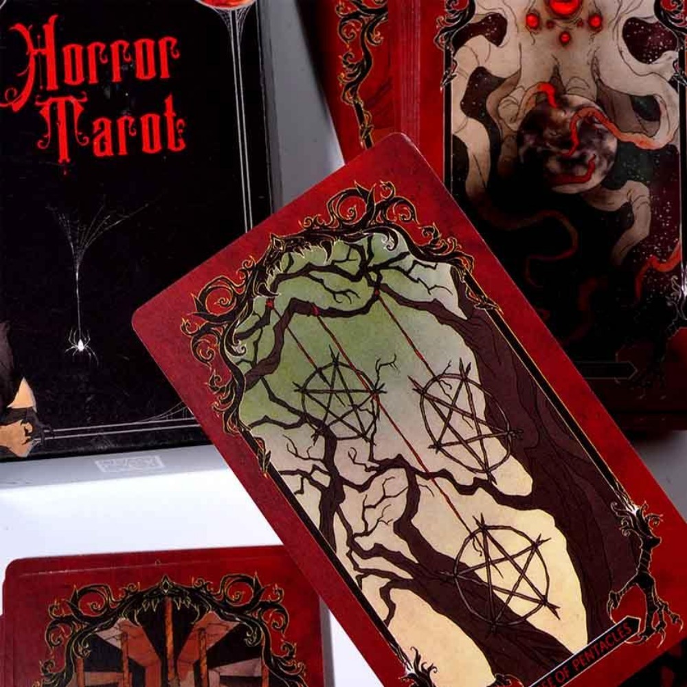 10.3*6cm Horror Tarot Deck Kar – Tarot Cards Deck With Guidebook Bewertung und Preis