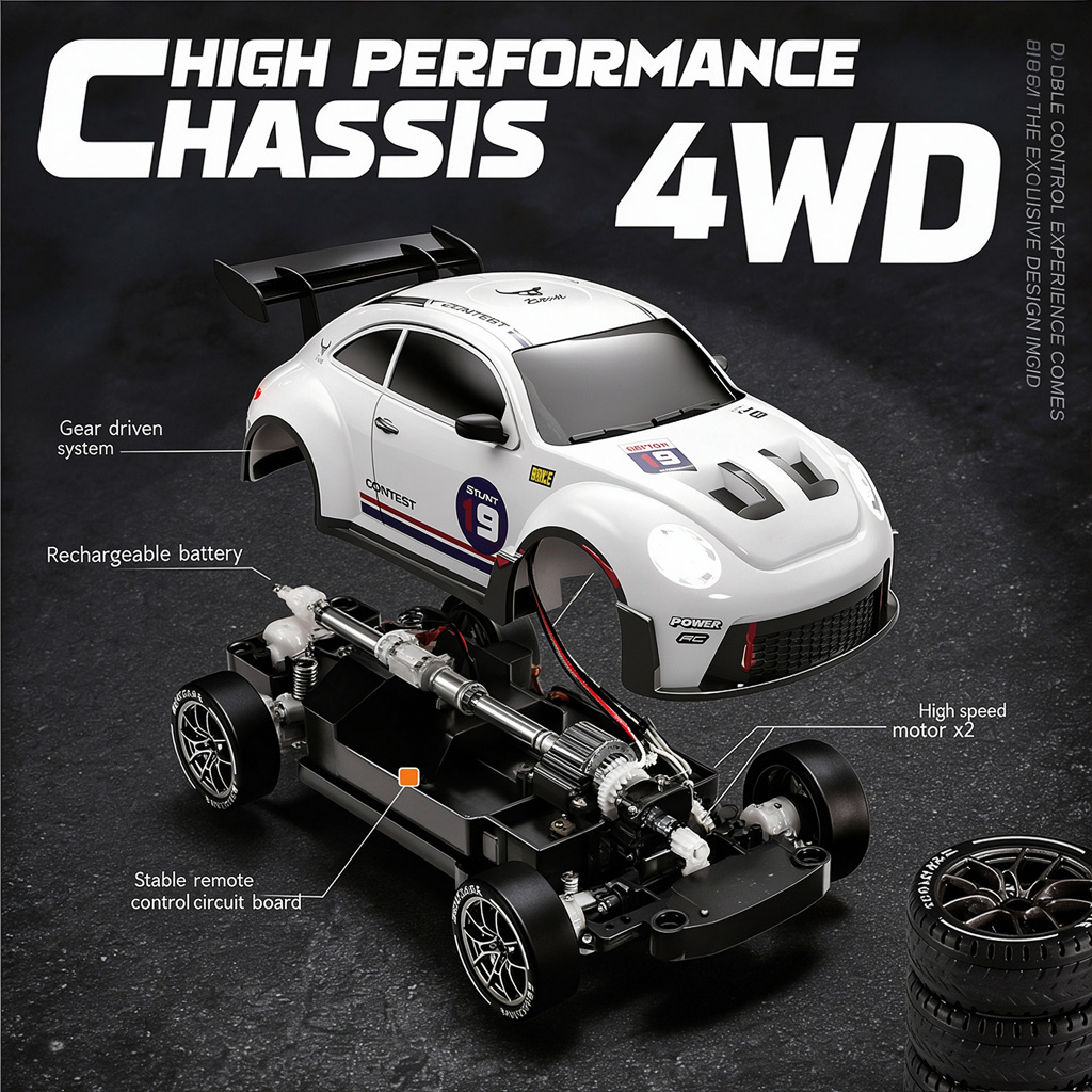 Ferngesteuertes Auto im Maßsta – Rc Drift Car 1 24 Scale 4Wd Bewertung und Preis