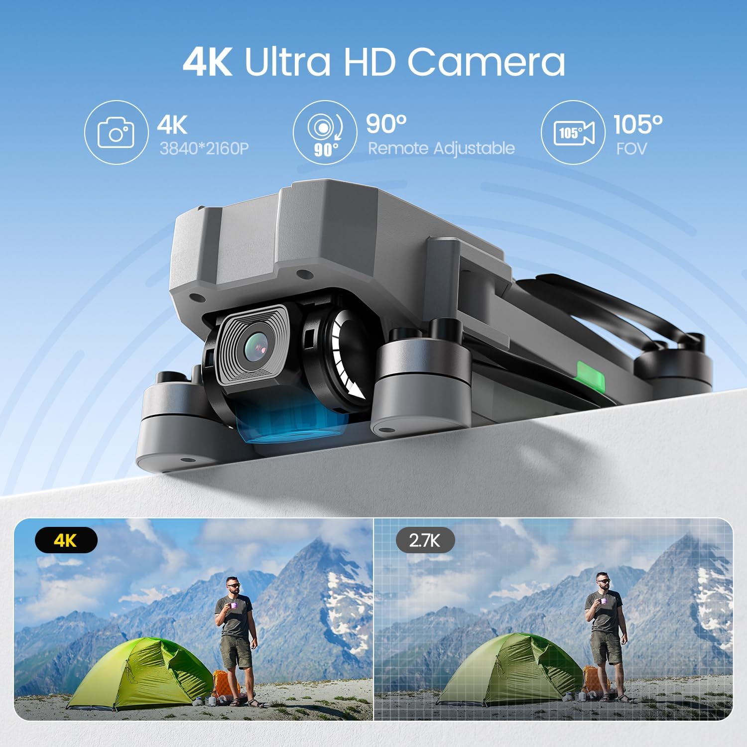 Drohnenkamera für Erwachsene 4 – Fpv Brushless Rc Drone 4K Bewertung und Preis