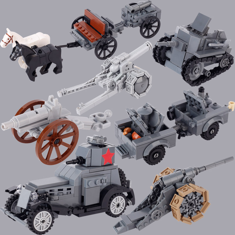WW1 Italienischer sowjetischer – Lego Compatible Military Tank Bewertung und Preis